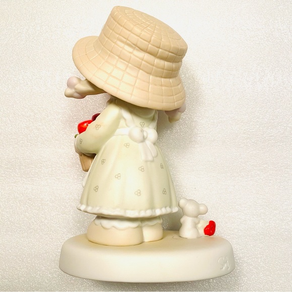 Precious Moments. “Happiness To The Core” Shares Apples With Puppy 1996 Vintage - Picture 4 of 12